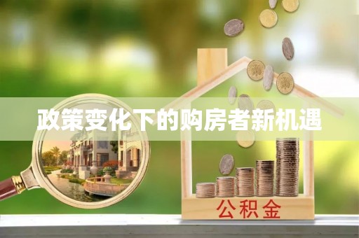 南化政策变化下的购房者新机遇