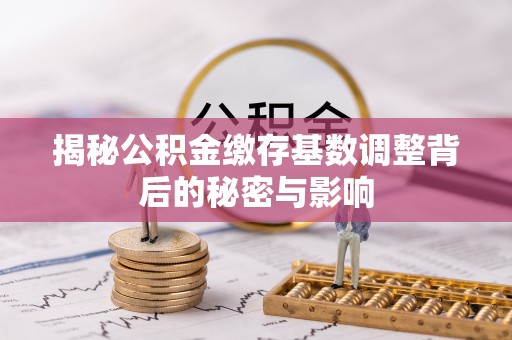 南化揭秘公积金缴存基数调整背后的秘密与影响
