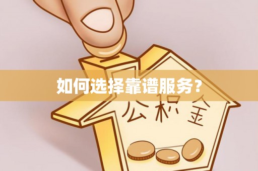 南化如何选择靠谱服务？