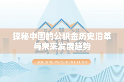 南化探秘中国的公积金历史沿革与未来发展趋势