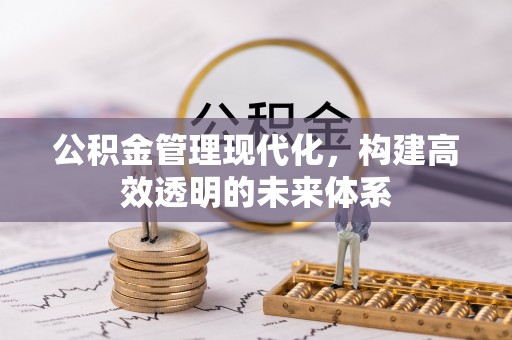 南化公积金管理现代化，构建高效透明的未来体系