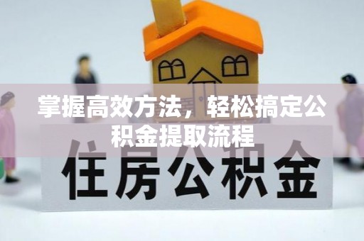 南化掌握高效方法，轻松搞定公积金提取流程