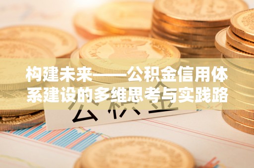 南化构建未来——公积金信用体系建设的多维思考与实践路径