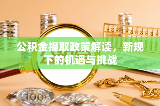 南化公积金提取政策解读，新规下的机遇与挑战