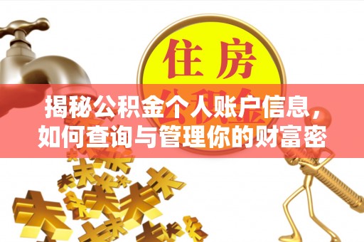南化揭秘公积金个人账户信息，如何查询与管理你的财富密码