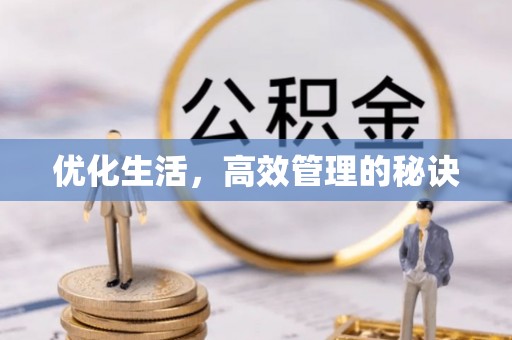 南化优化生活，高效管理的秘诀