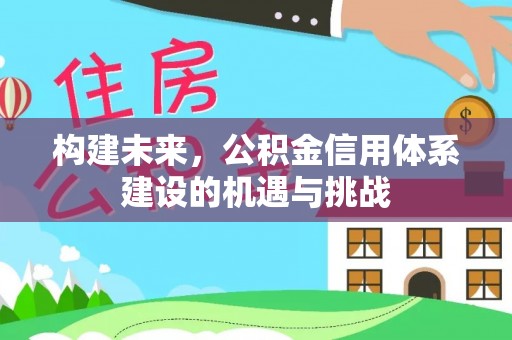 南化构建未来，公积金信用体系建设的机遇与挑战