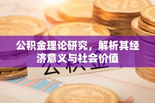 南化公积金理论研究，解析其经济意义与社会价值