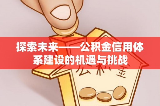 南化探索未来——公积金信用体系建设的机遇与挑战
