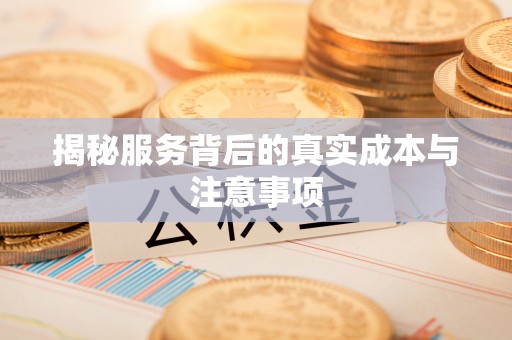 南化揭秘服务背后的真实成本与注意事项