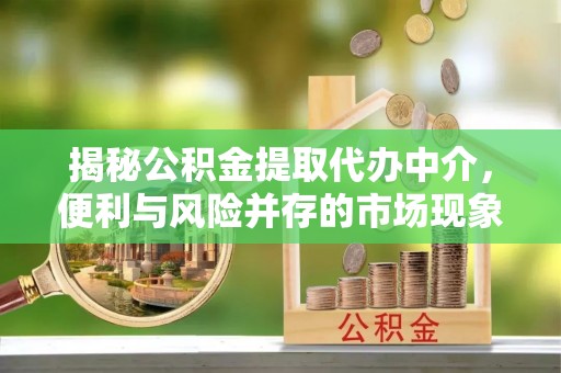 南化揭秘公积金提取代办中介，便利与风险并存的市场现象