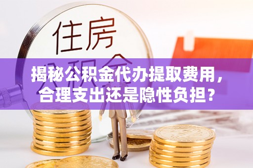 南化揭秘公积金代办提取费用，合理支出还是隐性负担？