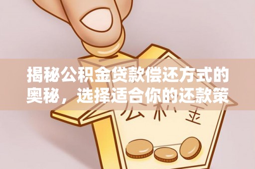 南化揭秘公积金贷款偿还方式的奥秘，选择适合你的还款策略